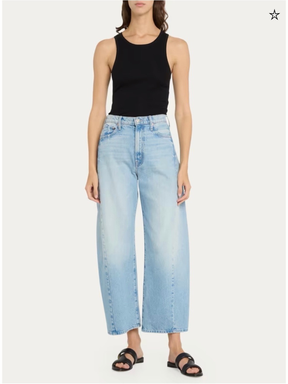 MOTHER The Half-Pipe Ankle Light Wash Jeans